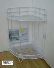 2 SHELF CORNER BATHROOM CADDY