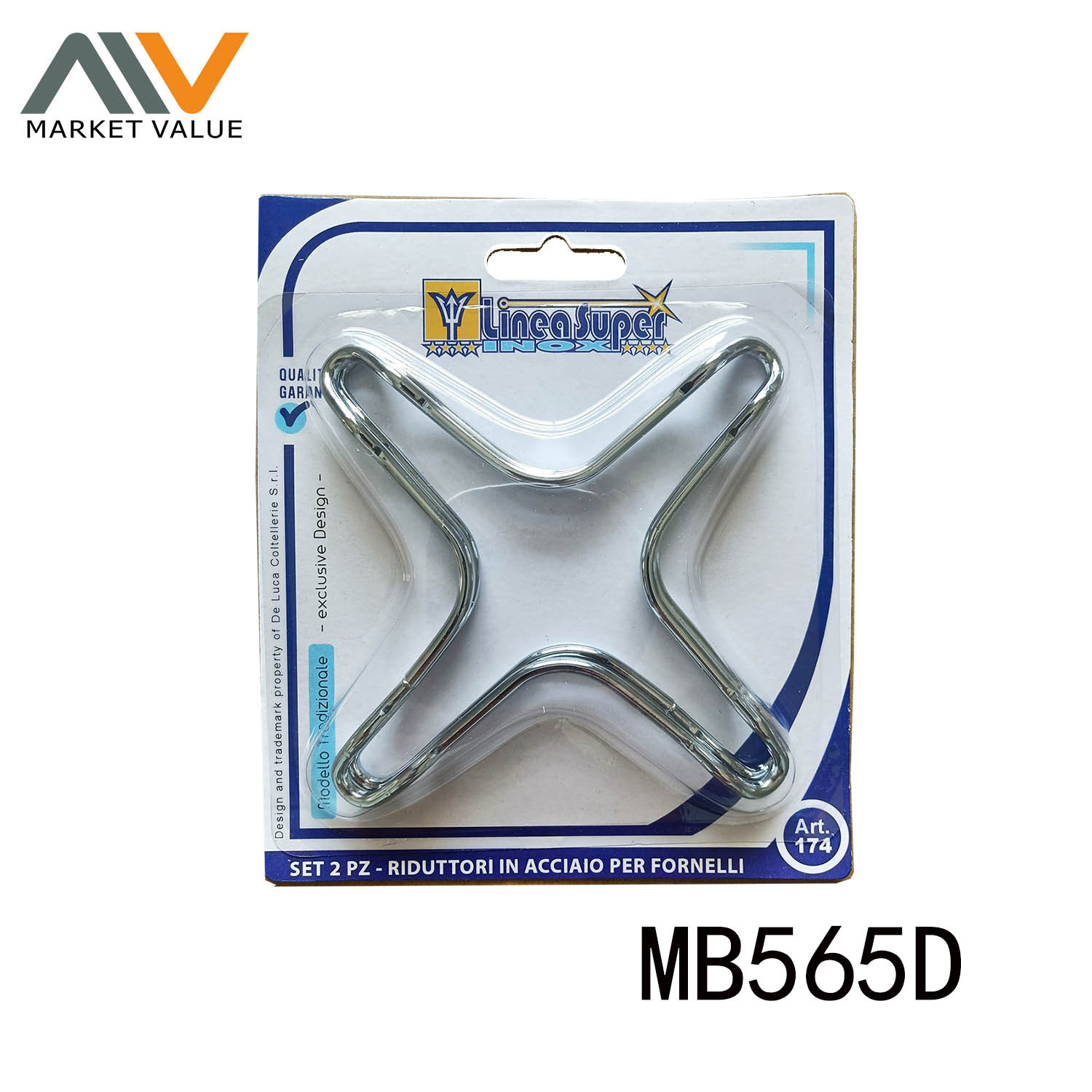 SETS OF 2PCS CHROME TRIVET