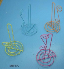 PAPER TOWEL HOLDER RED GREEN and BLUE ASST