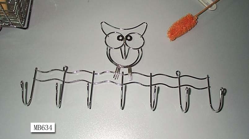 CHROME PLATING HANGER with 7HOOKS style 2