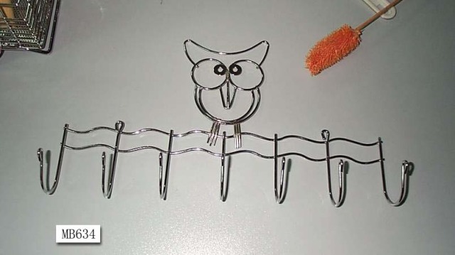CHROME PLATING HANGER with 7HOOKS style 2