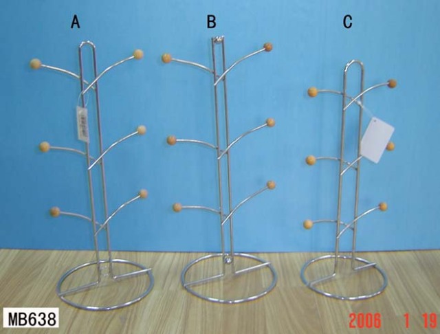 CHROME PLATE MUG HOLDER style 5