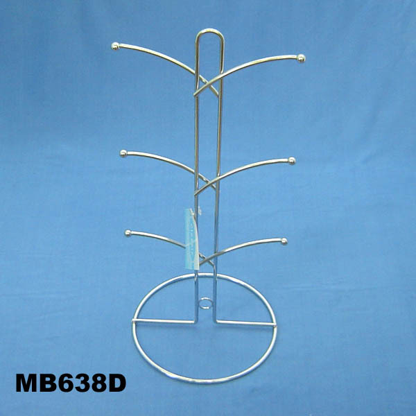 CHROME PLATE MUG HOLDER style 6