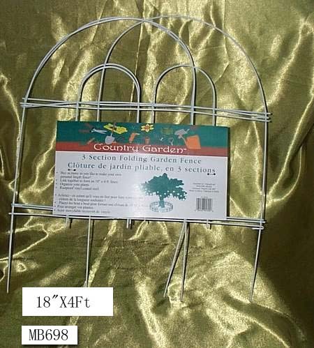 3 SECTION FOLDING GARDEN FENCE