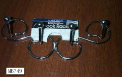 11.5 IN CHROME RACK W4 HOOKS