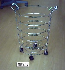 CHROME CLOTHES BARREL
