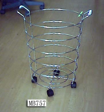 CHROME CLOTHES BARREL
