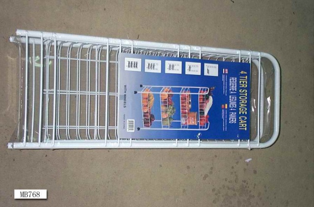 4 TIER STORAGE CART