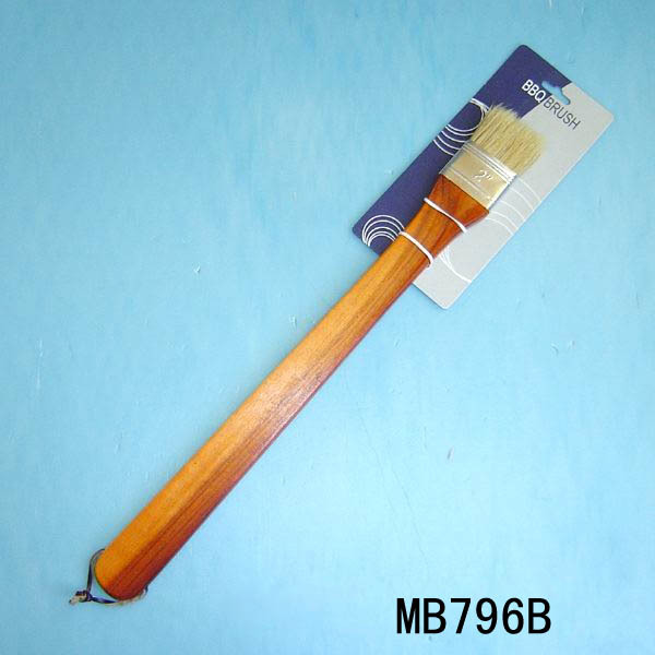 18in BBQ BRUSH WOODEN Handle TC