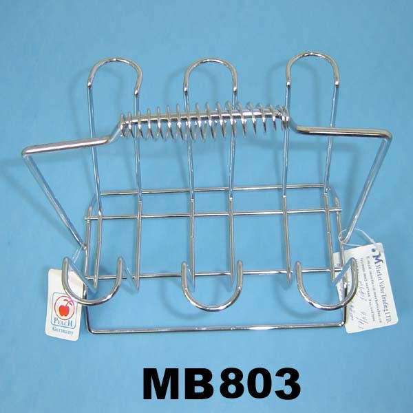CHROME PLATE MUG CUP HOLDER with TAG