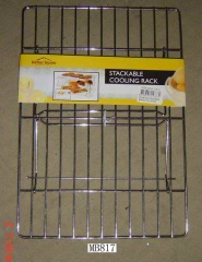 CHROME COOKING TRAY with CARD