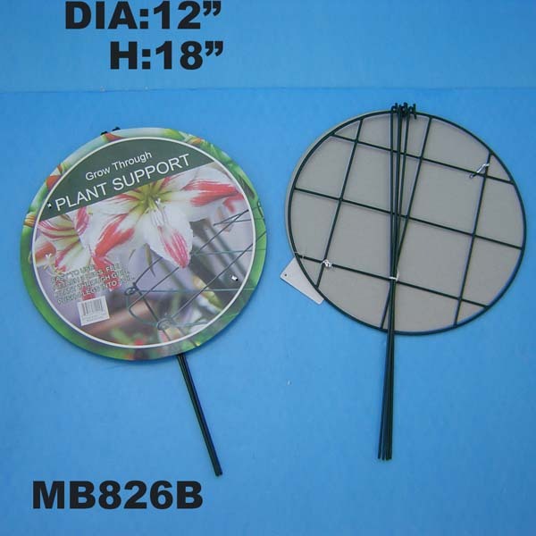 PLANT SUPORT RACK GREEN CLR DIAin 12in and 18in H