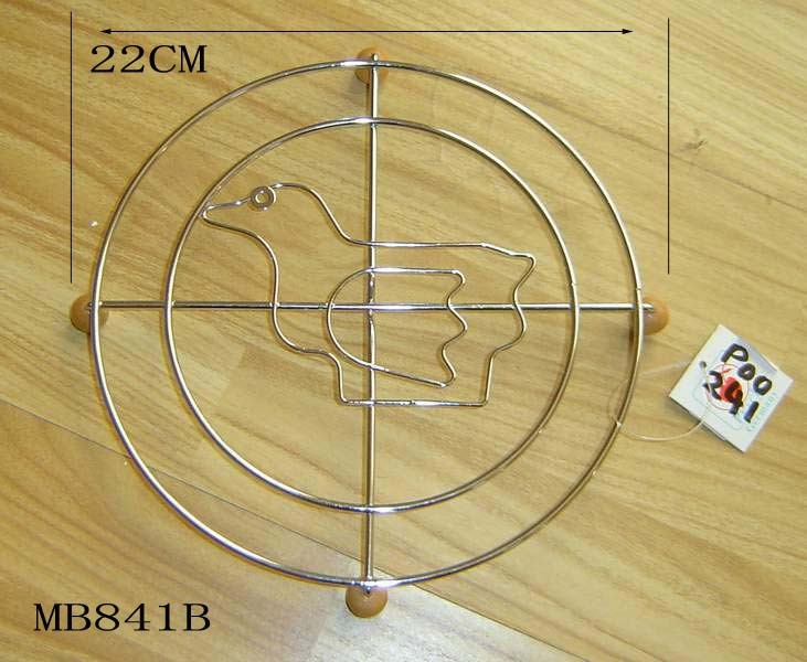 STEAM RACK with WOODEN BEAR with TAG