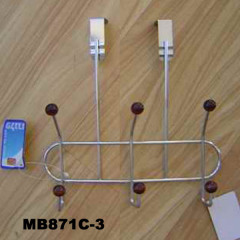 3PCS HOOK HANGER with WOODEN BEADCOOPER CLR
