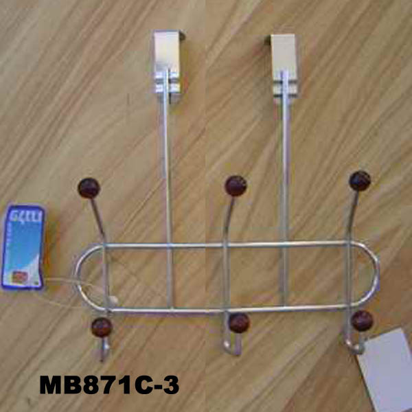3PCS HOOK HANGER with WOODEN BEADCOOPER CLR