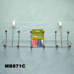 6PCS HOOK HANGER with WOODEN BEAD