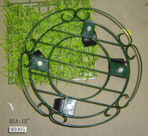 VINYL COATED PLANT Stand with 4PS WHEEL