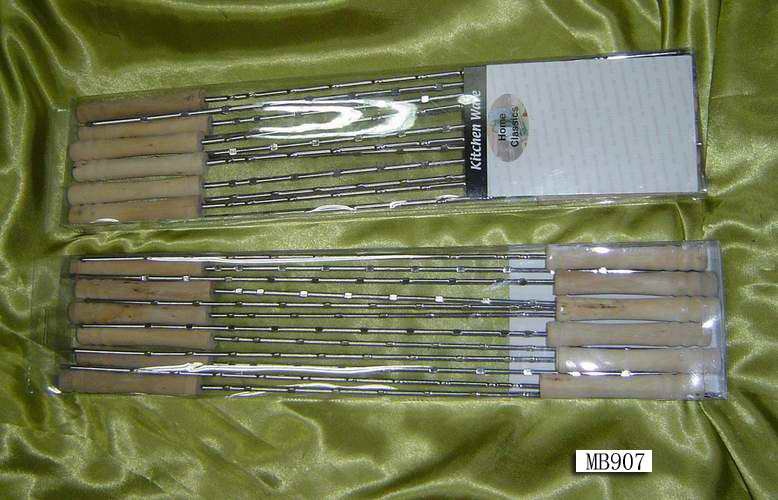 12 PCS BBQ SKEWER in PVC BOX style 2
