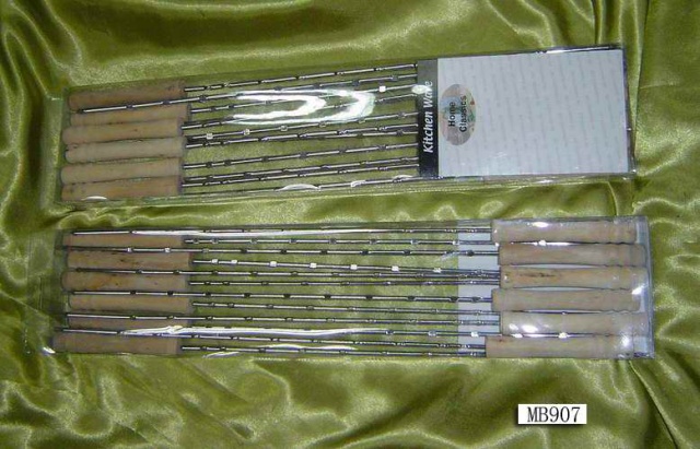 12 PCS BBQ SKEWER in PVC BOX style 2