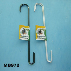 39CML SET of 2PCS S SHAPE METAL HOOKGREEN WHITE