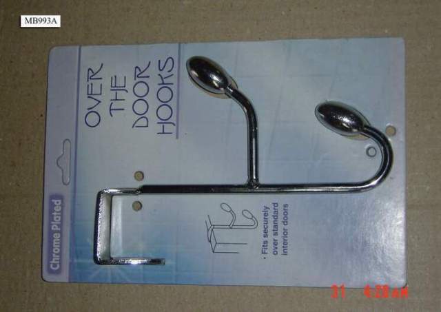CHROME PLATE DOOR HANGER TC style 4