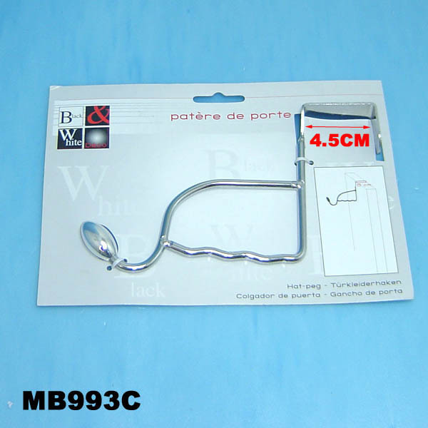 CHROME PLATE DOOR HANGER TC