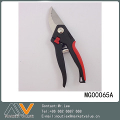 8in PP with TPR RUBBER Handle SS GARDEN SCISSORS