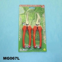 2PCS SS PRUNING SCISSORS