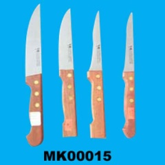 4 STYLE KNIFE with WOOD Handle