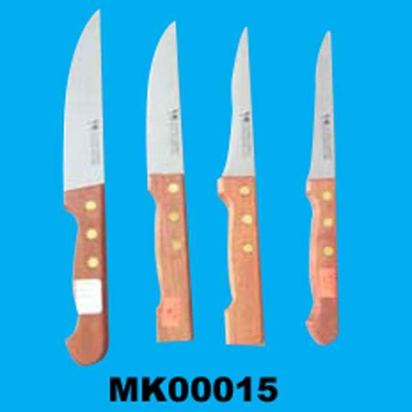 4 STYLE KNIFE with WOOD Handle