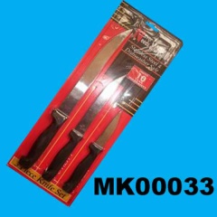 3PCS KNIFE SET CARVING MULTI FRUIT KNIFE