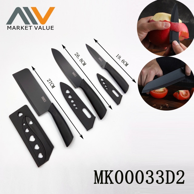3PIECE SS KITCHEN KNIFE SETS in BOX