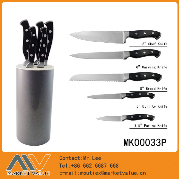 SET of 5PCS KITCHEN KNIFE CB