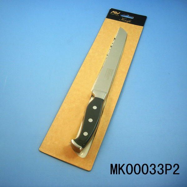 8in BREAD KNIFE 51CR15 MOV HIGH CARBON STEEL