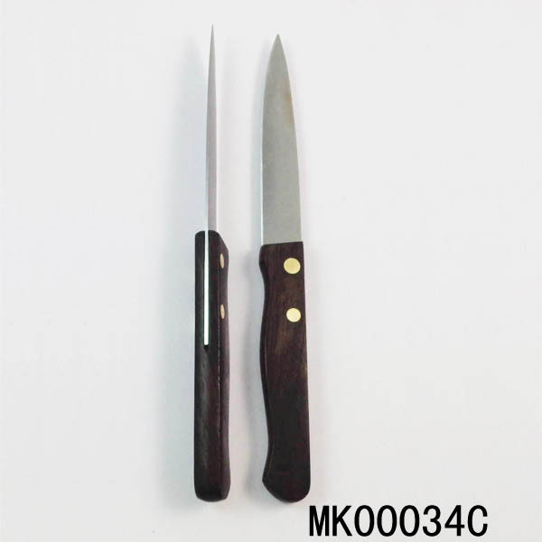 1PCS WOODEN Handle STEAK KNIFE style 2