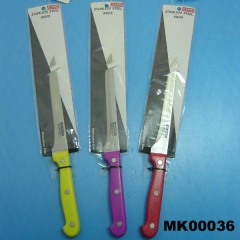 SS METAL KNIFE COLOR Handle PVC BAG with CARD