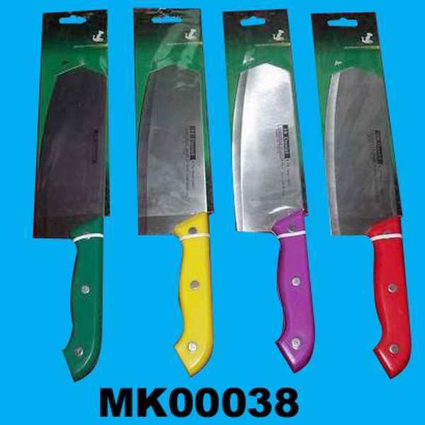 CHOPPING KNIFE with ABS Handle PVC BAG with CARD