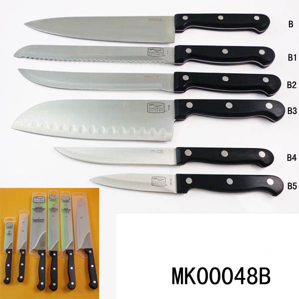 8in POM Handle CHEF KNIFE with PLASTIC BLADE COVER