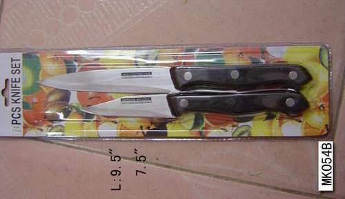 2PCS DELUXE SS FRUIT KNIFE