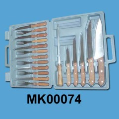 18PC KNIFE SETS in PLASTIC CASE