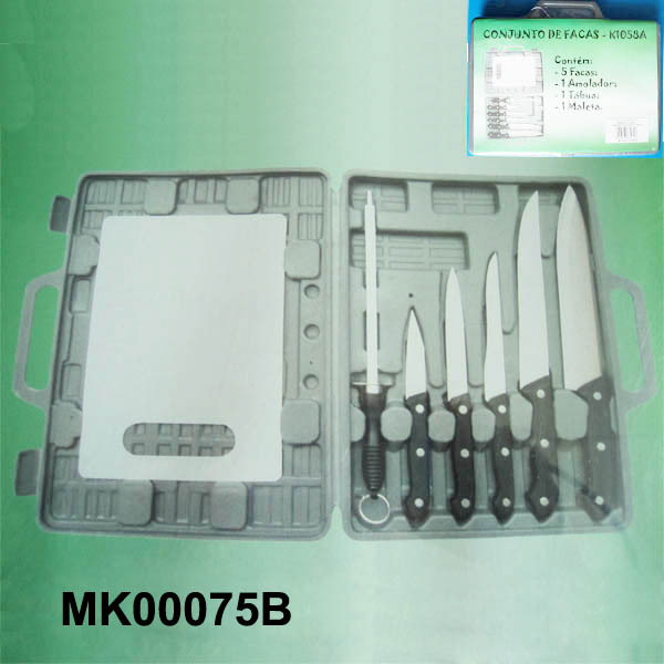 8PCS KNIFE SET5PCS KNIFE SHARPENER CUTTING BOARD