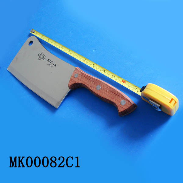 8in WOOD Handle BONE KNIFE COLOUR PAPER COVER