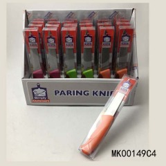 4.5in FRUIT KNIFE with PP Handle PVC BOX 24PCS PDQ