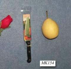 7in CHFE KNIFE 1.5MM WBAKELITE Handle in PVC BAG