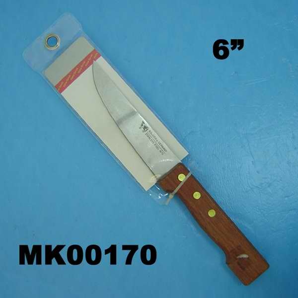 6in MEAT KNIFE and WOOD Handle style 2