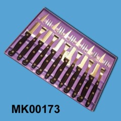 6PCS STEAK KNIFE with 6PCS FORK