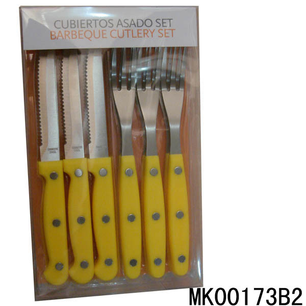 12PCS STEAK KNIFE and FORK in PVC BOX
