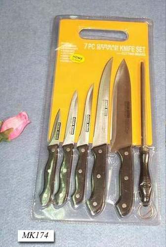 7PCS KNIFE SET with ABS Handle