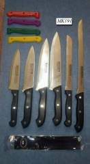 6PCS KNIFE SET with COLOUR Handle