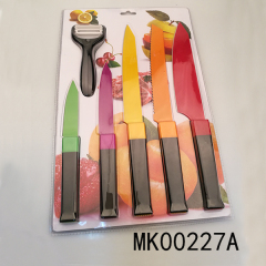 5PCS PAINTING KNIFE and 1PC PEELER WIHT ABS Handle